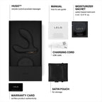 Lelo-Hugo-Luxury-Prostate-Massager-Black|Detail View|"control interface-detail view"