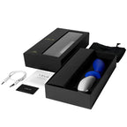 Lelo-Loki-Prostate-Massager-Blue|Side View|"ergonomic design-side view"