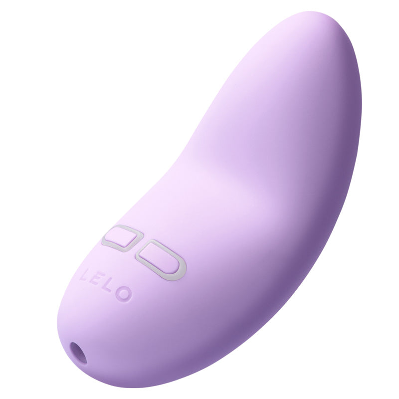 Lelo Lily 2 Rechargeable Clitoral Vibrator Lavender|Front View|"Lavender lily vibrator - front view"