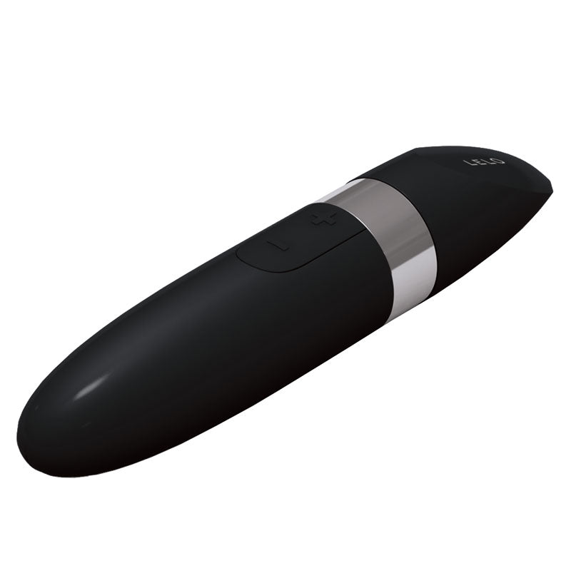Lelo-Mia-2-Lipstick-Vibrator-Black|Detail View|"premium controls-detail view"