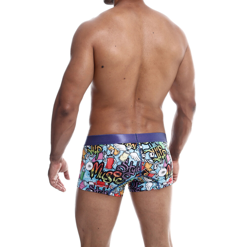 Male Basics Hipster Trunk|Side View|"trunk features-side view"|