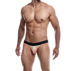 Male Basics Aero Jock Orange|Front View|"aero design-front view"|