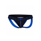 Male Basics Neon Jock Blue|Detail View|"blue details-detail view"|