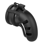 Man Cage 19 Male 4.5 Inch Chastity Cage With Ball Splitter|Front View|"splitter cage system-front view adult toys direct"|