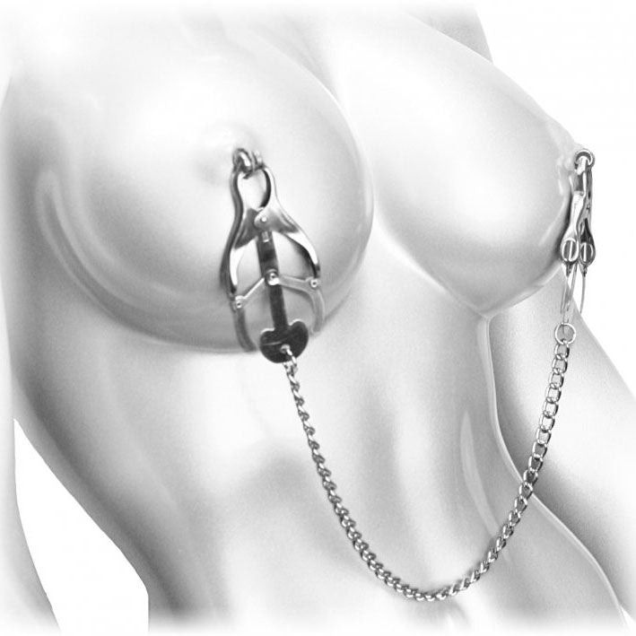 Master Series Sterling Monarch Nipple Vice|Side View|"vice details-side view"|