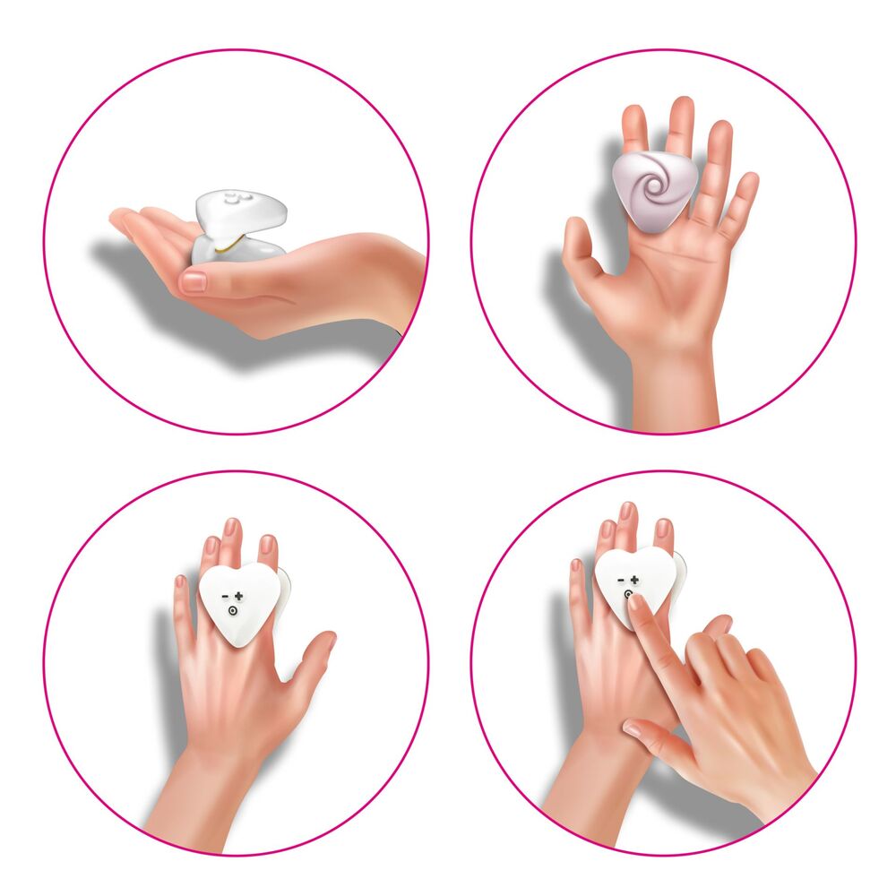 Mystim Hearts Desire Clitoral Stimulator|Detail View|"Multi-function controls - detail view"
