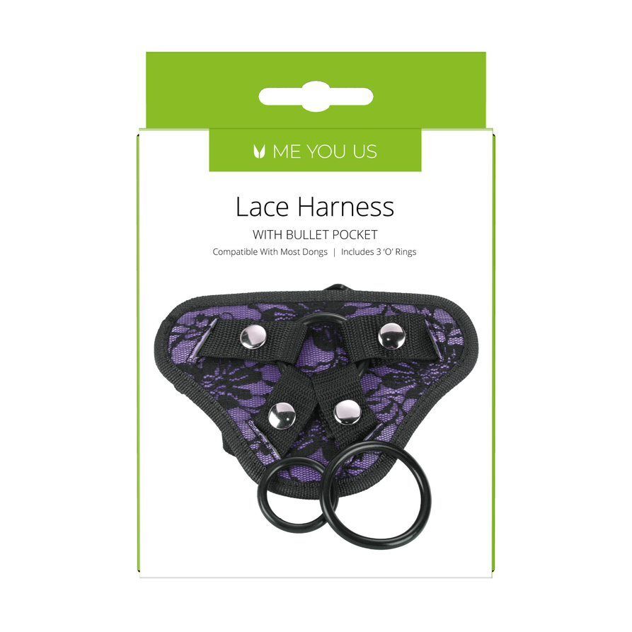 Me You Us Lace Harness|Side View|"comfort fit - side view"