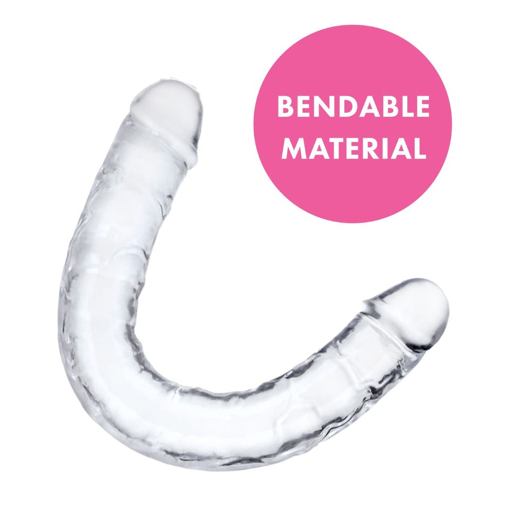 Me You Us Ultra Double Dildo 15 Inches|Back View|"quality build - back view"