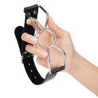 Me You Us Black Spider Gag|Side View|"premium spider gag comfort fit-side view adult toys direct"|
