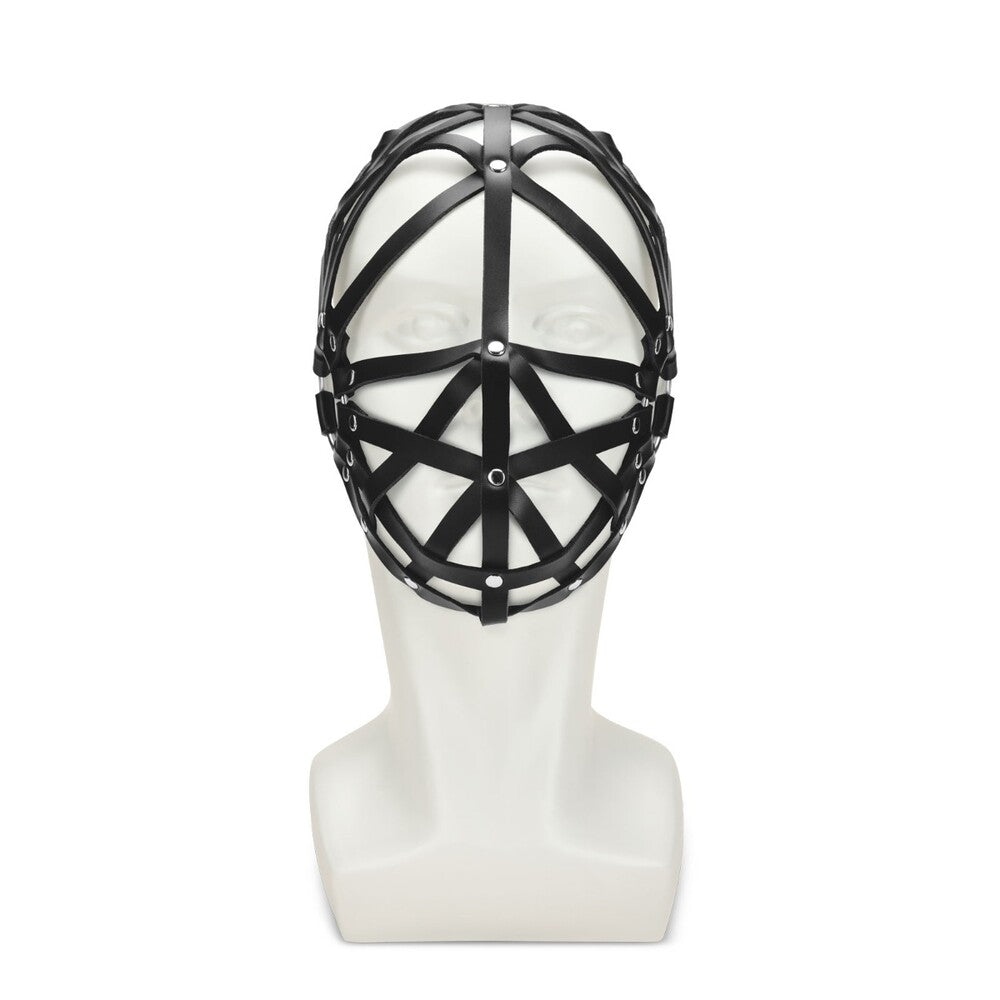Me You Us Web Hood Mask|Front View|"web hood design-front view adult toys direct"|