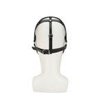 Me You Us Web Hood Mask|Back View|"mask closure-back view adult toys direct"|