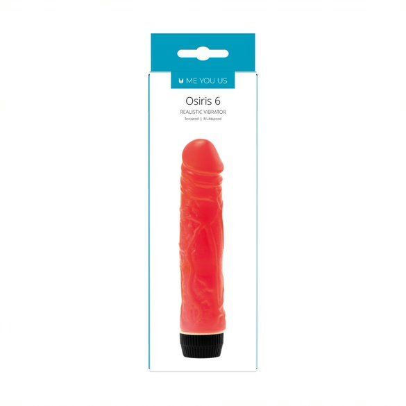 Me You Us Osiris 6 Realistic Vibrator|Side View|"texture detail - side view"