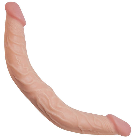 All American Whopper Curved Double Dong|Front View|"curved design - front view"