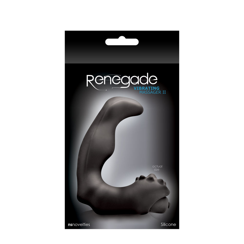 NS-Novelties-Renegade-Vibrating-Prostate-Massager-II|Side View|"ergonomic design-side view"