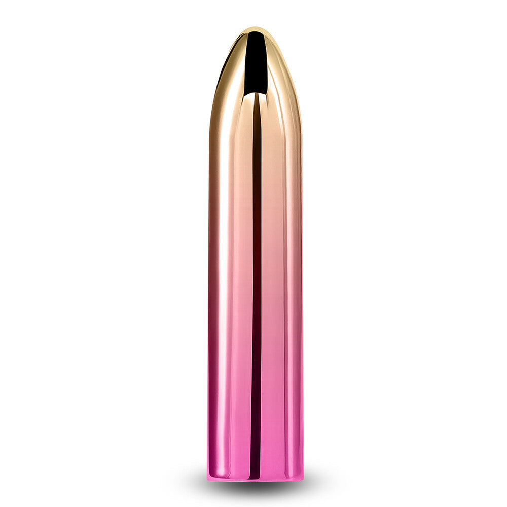 Chroma-Sunrise-Rechargeable-Bullet|Front View|"sunrise colored bullet vibrator-front view"