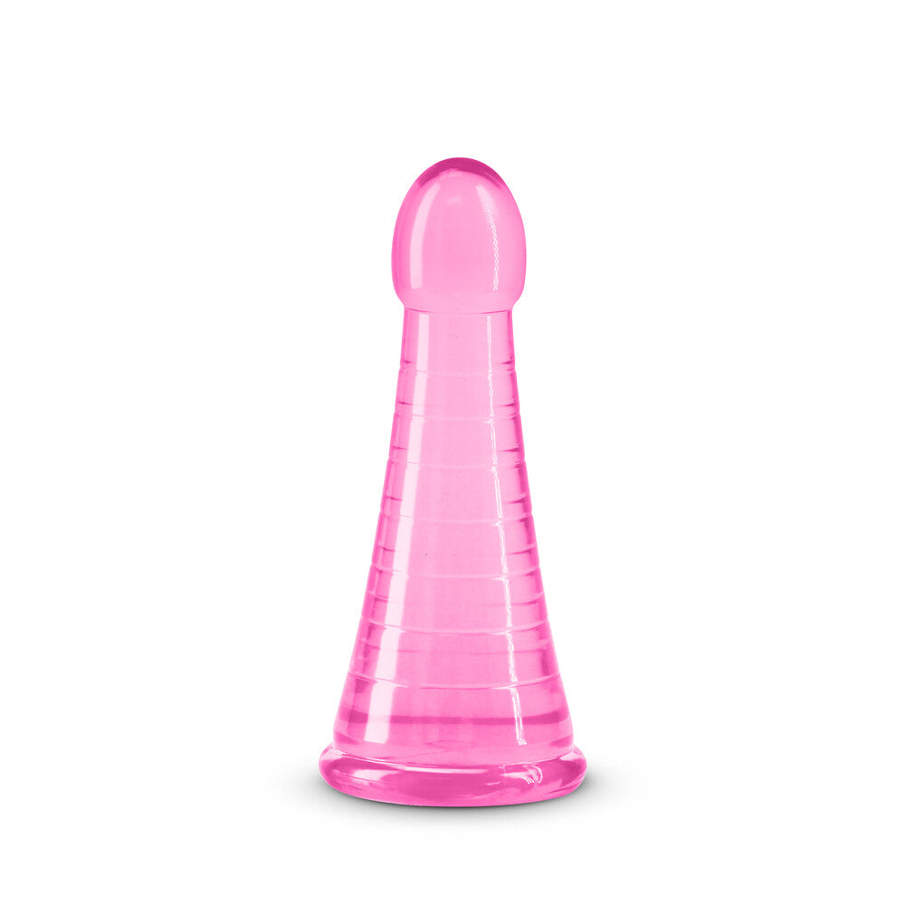 Fantasia Phoenix Tapered Pink Dildo|Front View|"pink tapered dildo - front view"