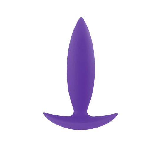 INYA Spades Butt Plug Small Purple|Front View|"purple spades plug-front view"|