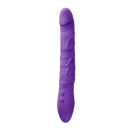 INYA Rechargeable Petite Twister Vibe Purple|Front View|"twister design - front view"