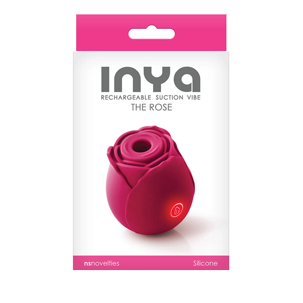 Inya The Rose Silicone Clitoral Stimulator|Kit View|"Complete pleasure system - kit view"