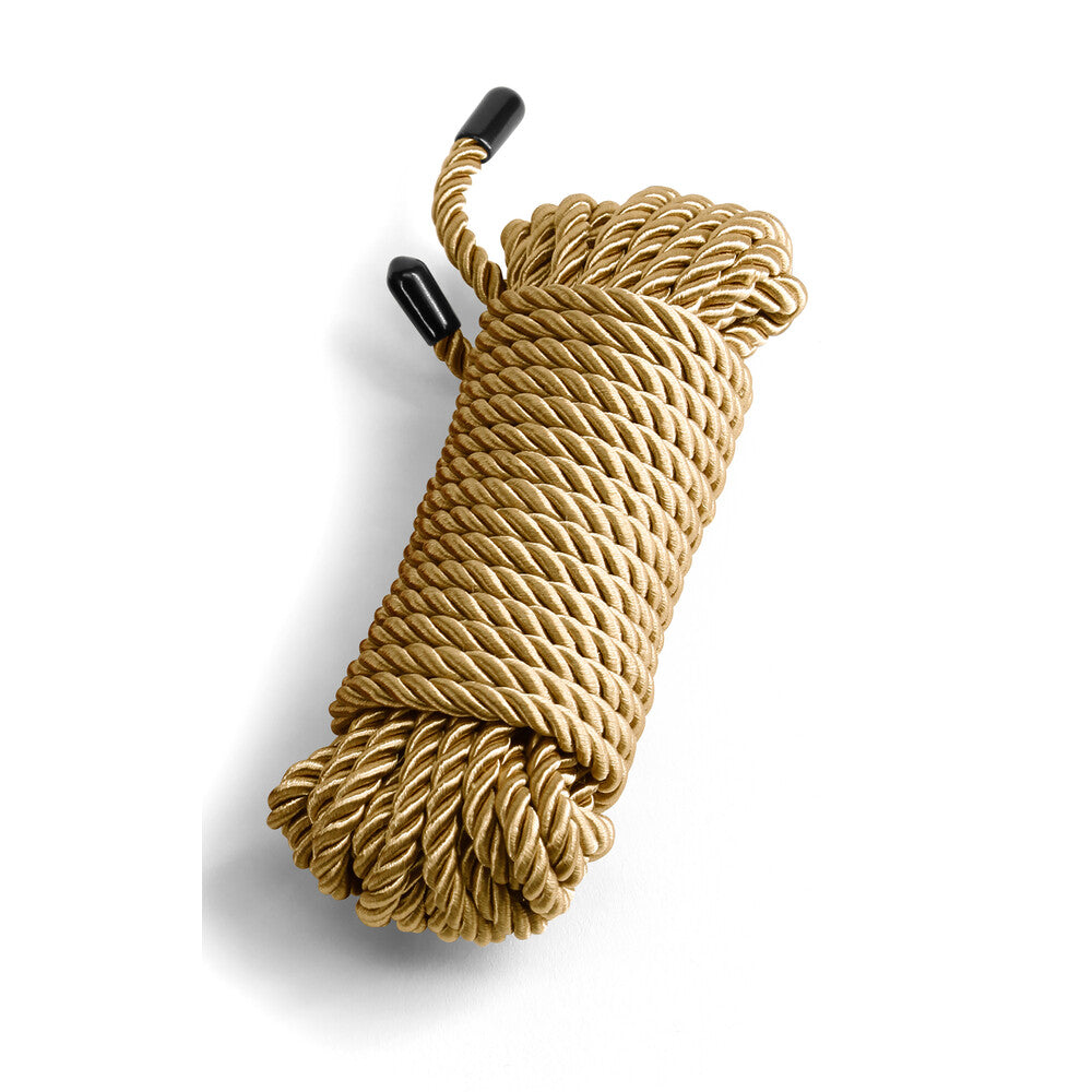 Bound Rope Gold 25FT|Front View|"gold bondage rope 25ft-front view adult toys direct"|
