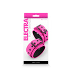 Electra Wrist Cuffs Pink|Side View|"cuff details-side view"|