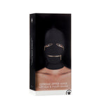 Ouch Extreme Zipper Mask With Eye And Mouth Zipper|Side View|"zipper detail-side view adult toys direct"|