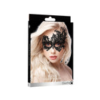 Ouch Royal Black Lace Mask|Back View|"mask closure-back view adult toys direct"|