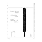 Ouch Luxury Collar With Leash|Detail View|"leash features-detail view"|