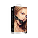 Ouch Breathable Luxury Black Ball Gag|Set View|"complete set-set view"|