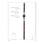 Ouch Breathable Ball Gag With Printed Leather Straps|Set View|"complete set-set view"|