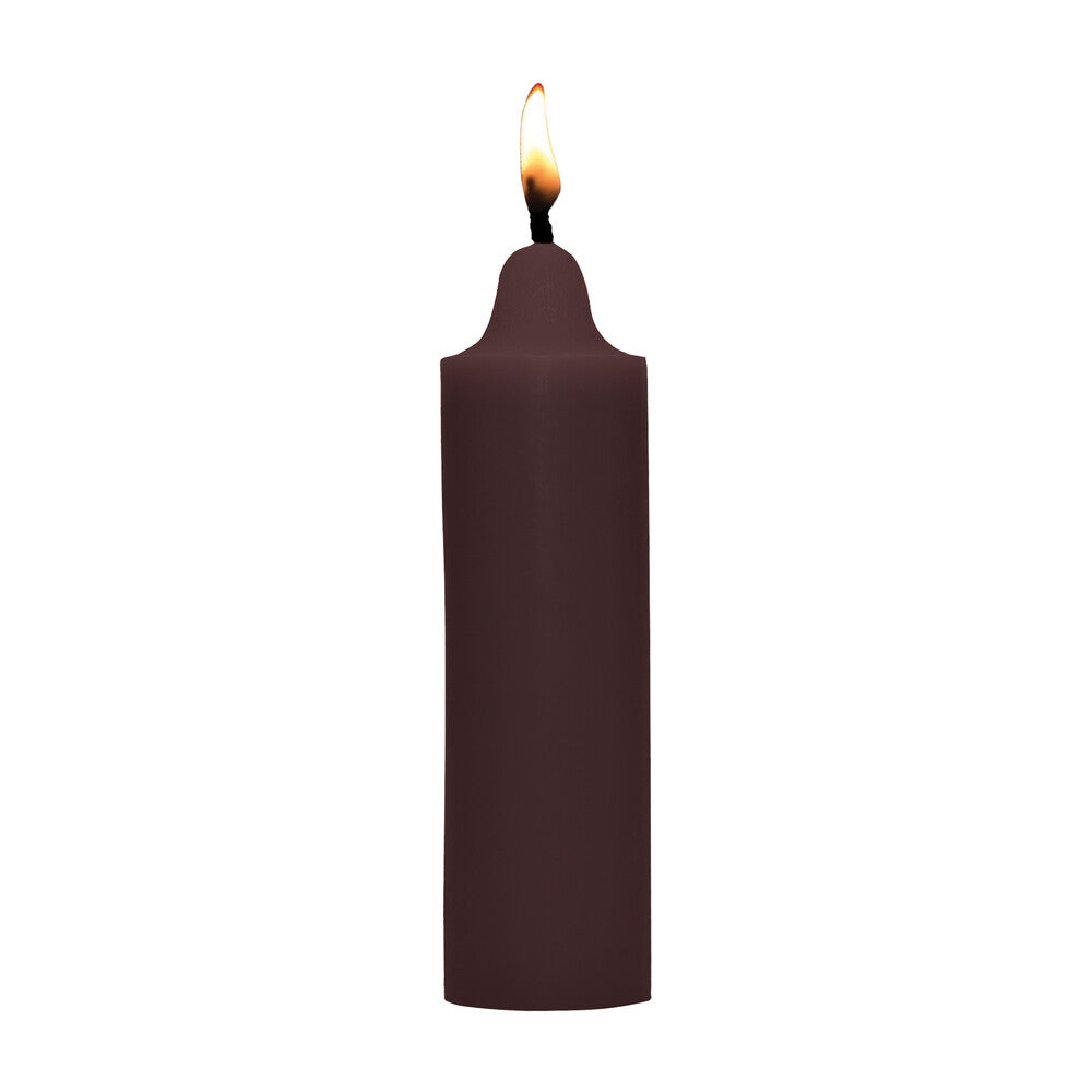 Ouch-Wax-Play-Candle-Chocolate-Scented|Front-View|"chocolate-scented-candle-front-view"
