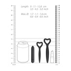 Silicone-Vaginal-Dilator-Set|Side View|"progressive size design-side view"