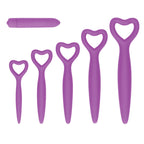 Ouch-Silicone-Vaginal-Dilator-Set-Purple|Front View|"purple dilator set-front view"