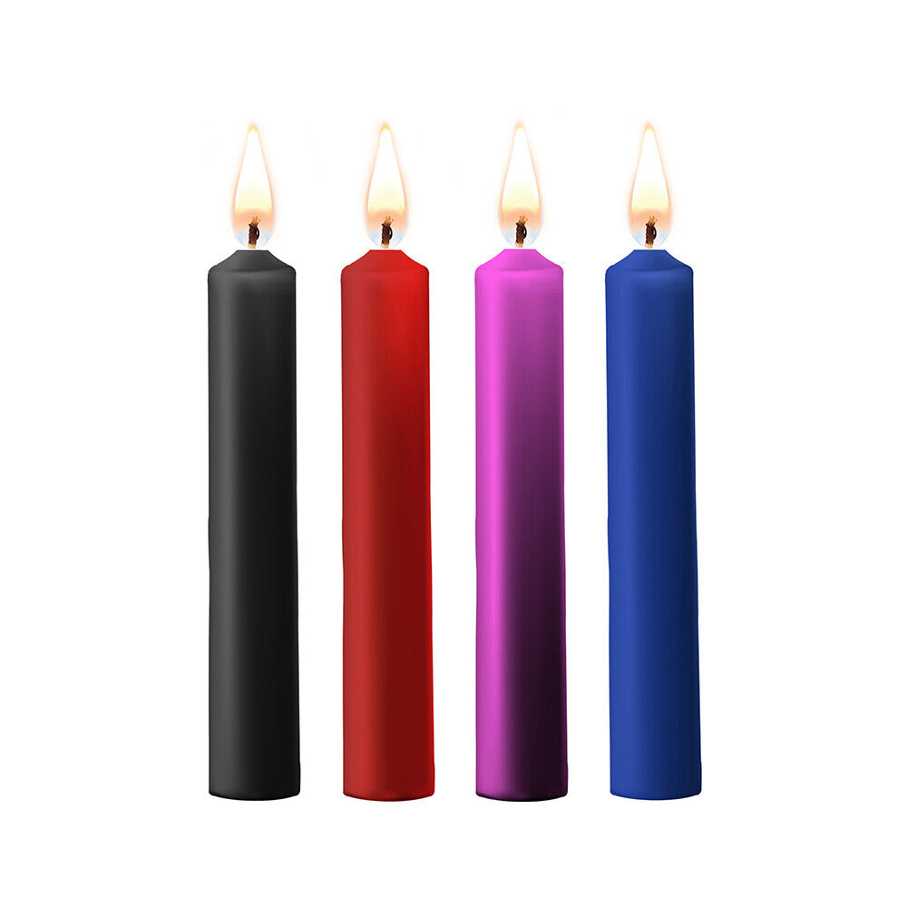 Teasing-Wax-Candles-4-Pack-Small|Front-View|"small-wax-candle-set-front-view"
