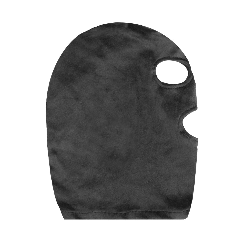 Ouch Velvet Mask With Eye And Mouth Opening|Side View|"opening detail-side view adult toys direct"|