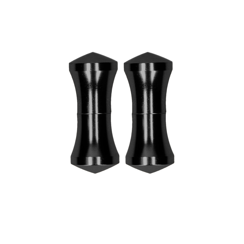 Ouch Magnetic Nipple Clamps Balance Pin Black|Front View|"nipple clamps-front view"|