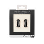 Ouch Magnetic Nipple Clamps Balance Pin Black|Side View|"pin details-side view"|