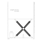 Ouch Diamond Studded Hogtie Connector|Side View|"connector detail studded-side view adult toys direct"|