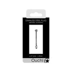 Ouch Stainless Steel Plug|Back View|"base design-back view adult toys direct"|