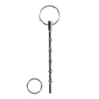 Ouch Stainless Steel Dilator With Ring|Front View|"steel dilator with ring-front view adult toys direct"|