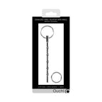 Ouch Stainless Steel Dilator With Ring|Back View|"ring system-back view adult toys direct"|