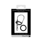 Ouch Urethral Sounding Stainless Steel Stretcher with Ring | Detail View | Feature close-up