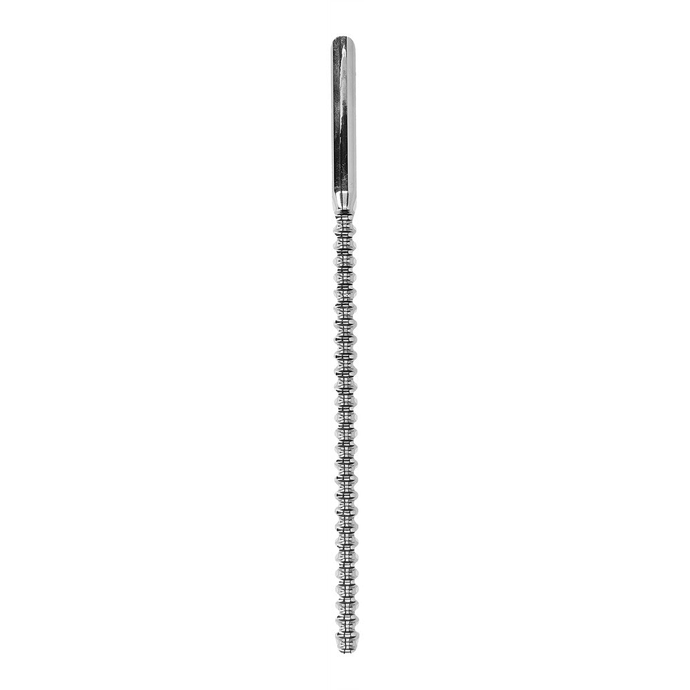 Ouch Stainless Steel 9.5 Inch Dilator|Front View|"long steel dilator-front view adult toys direct"|