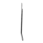 Ouch Urethral Sounding Stainless Steel Smooth Dilator|Front View|"smooth steel dilator-front view adult toys direct"|