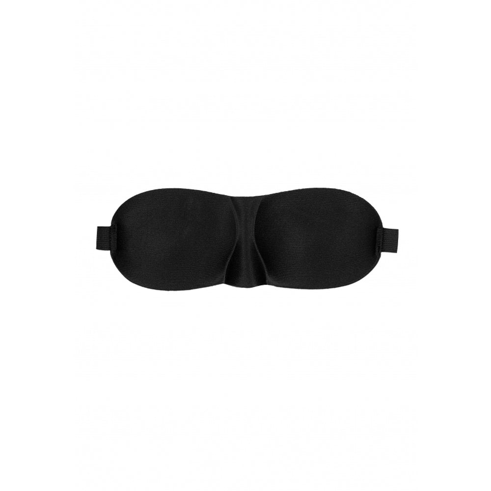 Ouch Satin Curvy Eye Mask|Side View|"curve detail-side view adult toys direct"|