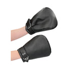 Neoprene Lined Mittens Puppy Play|Side View|"mitten details-side view"|