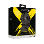 Ouch Xtreme Blindfolded Harness With Solid Ball Gag|Detail View|"set features-detail view adult toys direct"|