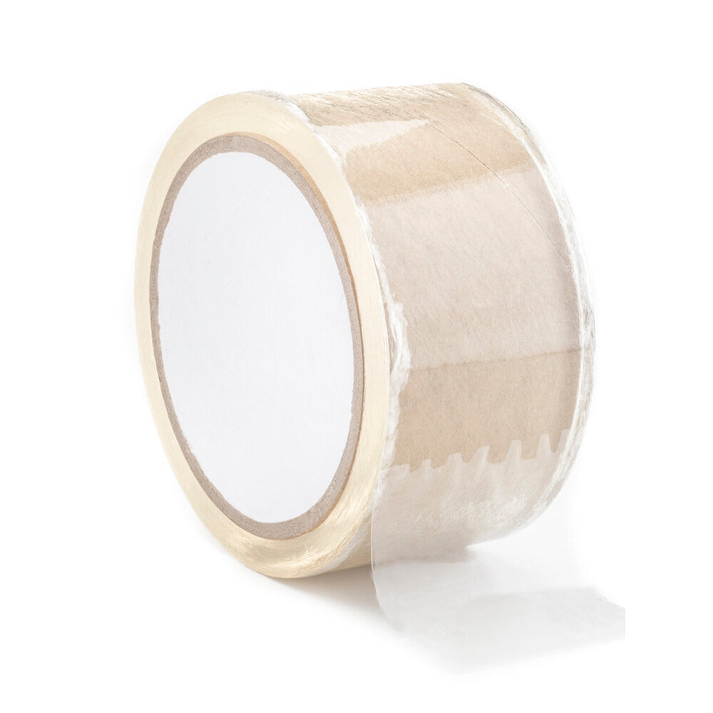 Bondage Tape Transparent|Front View|"clear bondage tape roll-front view adult toys direct"|