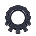 Oxballs Platinum Cock Lug Comfort Cock Ring|Front View|"platinum design - front view"