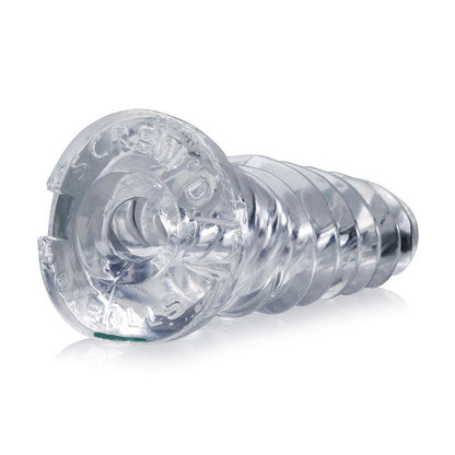 Oxballs Screwd Super Squishy Corkscrew Jackoff|Side View|"squishy detail - side view"